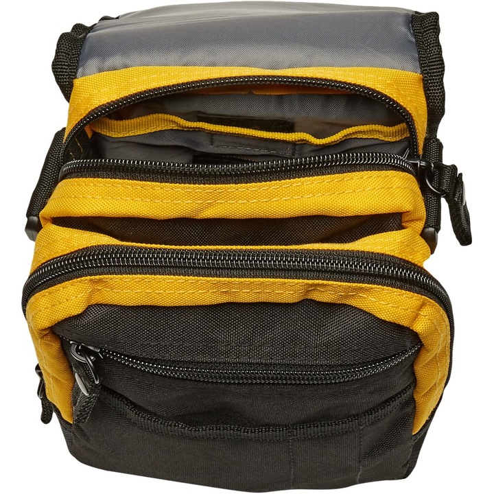 Caterpillar Millennial Classic tablettáska, Ronald - fekete sárgával