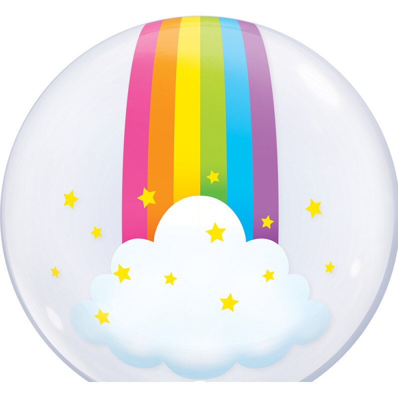Balon Bubble Curcubeu 22