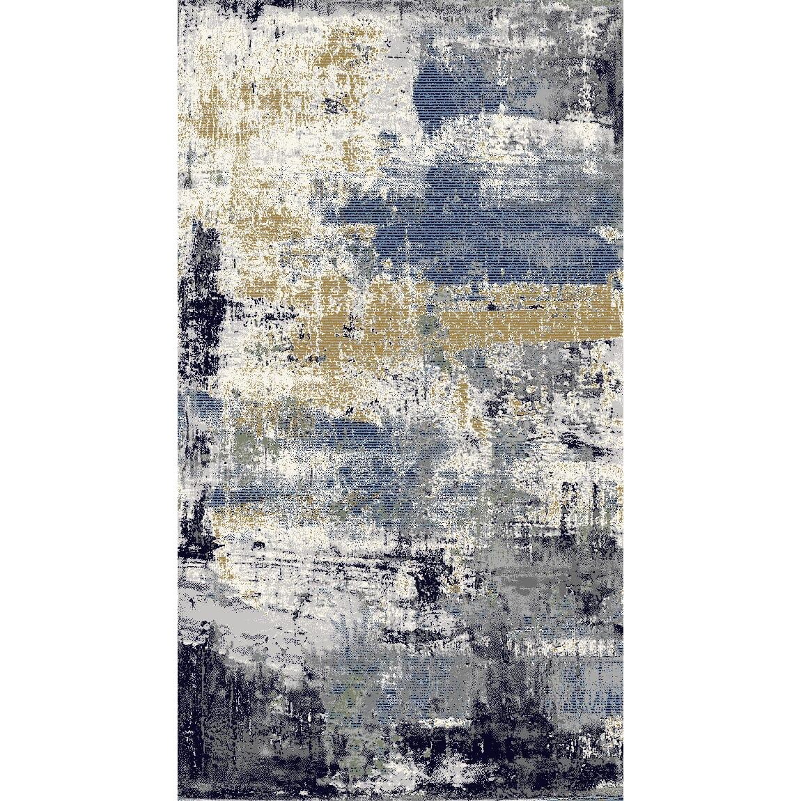 Traversa FLORANCE 100 x 300 Gri/Albastru US010