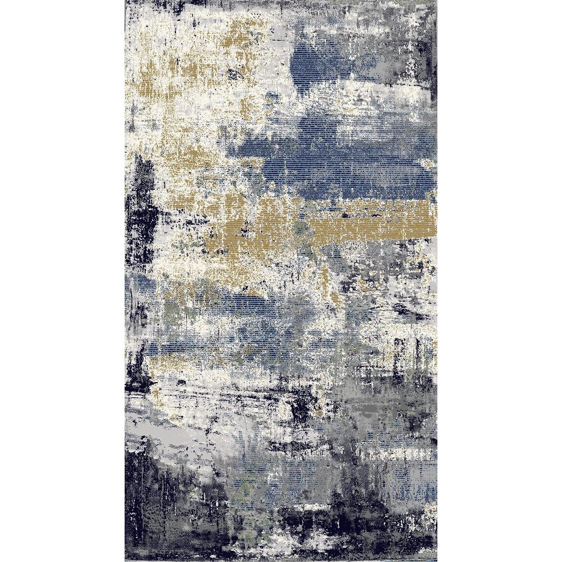 Traversa FLORANCE 100 x 400 Gri/Albastru US010