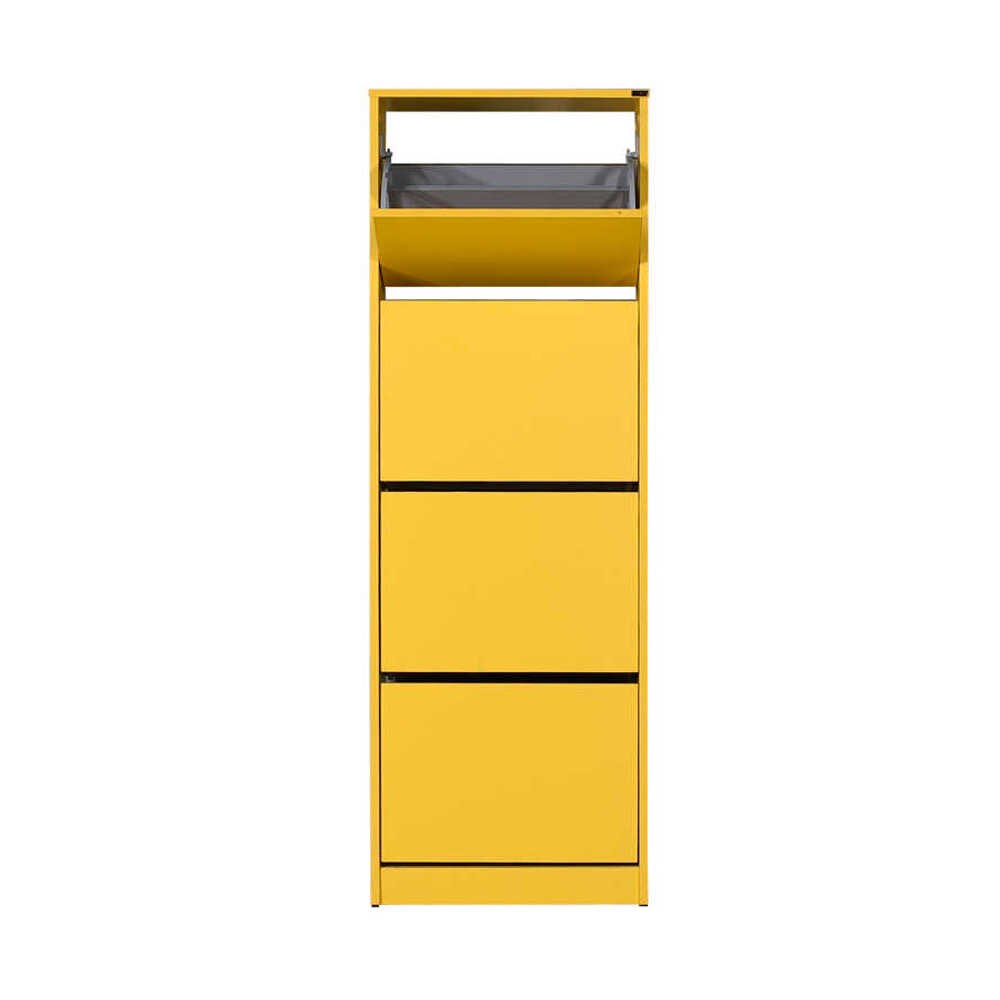 Pantofar 4 sertare Sani SHC-340-HH-1/SR, Galben, 51/119/26 cm
