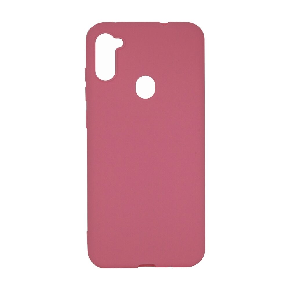Husa Slim Pudding Beline pentru Samsung Galaxy M11, Roz
