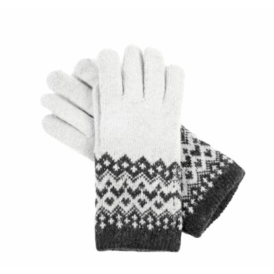 Manusi dama albe, cu dungi negre, Art of Polo, marime universala