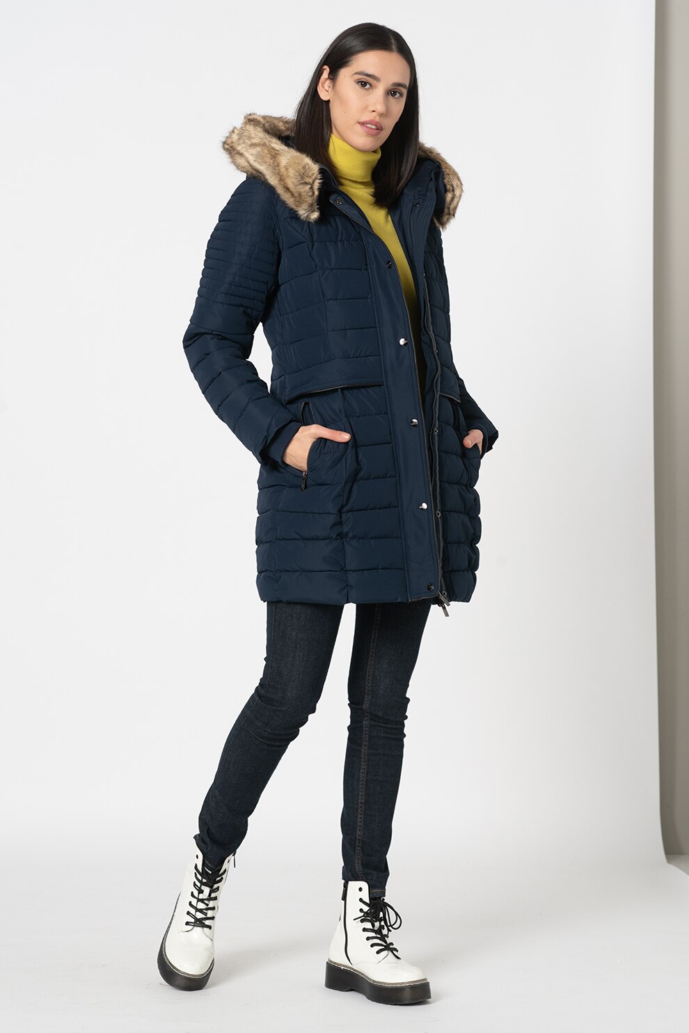 Geographical Norway, Geaca cu vatelina Charlize, Bleumarin