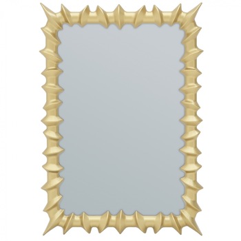 Oglinda rama plastic culoare aurie 35x50 cm Oglinda rama plastic culoare aurie 35x50 cm