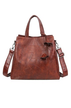 Poseta dama , mare, piele ecologica premium, maro inchis, 34x12x29 cm, cu ciucuri, office & casual Poseta dama , mare, piele ecologica premium, maro inchis, 34x12x29 cm, cu ciucuri, office & casual