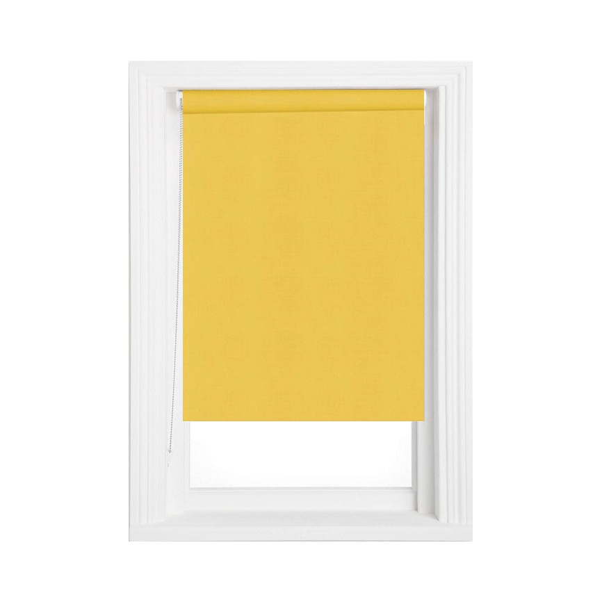 Rulou textil ,Rolete Gaja Mini GG-07, dimensiuni panza 39cm x 170 cm, Galben Kogel