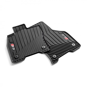Set 2 covorase de cauciuc, Originale Audi S3 (8Y) 2020->, Negru Set 2 covorase de cauciuc, Originale Audi S3 (8Y) 2020->, Negru
