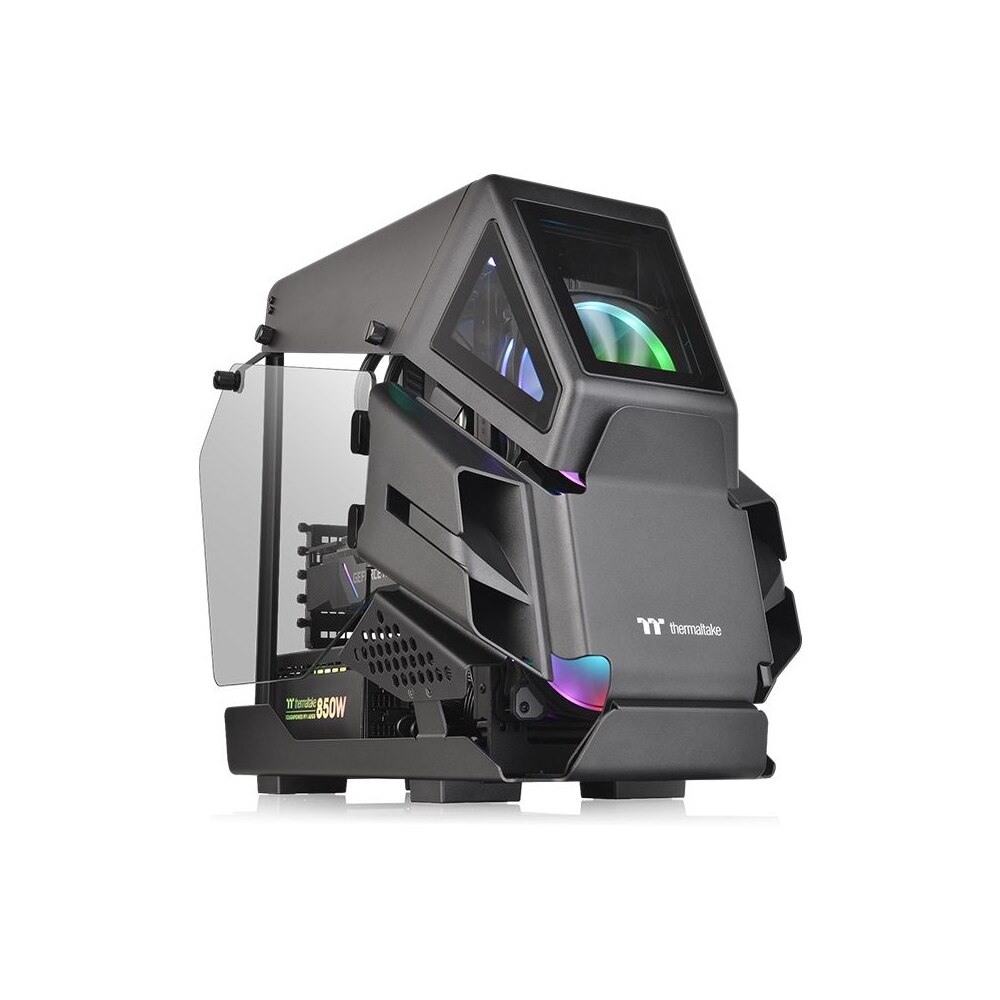 Carcasa Thermaltake AH T200 TG Black mATX Mini Tower