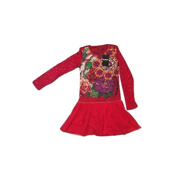 Rochie, Desigual 17WGVKXH, Rosu, 11-12 ani Rochie, Desigual 17WGVKXH, Rosu, 11-12 ani