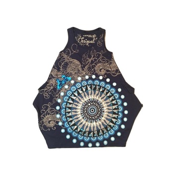 Rochie copii, Desigual 75V32A2, Albastru inchis/Turcoaz, 3-4 ani Rochie copii, Desigual 75V32A2, Albastru inchis/Turcoaz, 3-4 ani