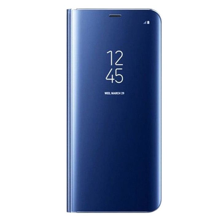 Калъф-книга Clear View за Samsung Galaxy A52 4G / A52 5G / A52s 5G, функция стойка, син