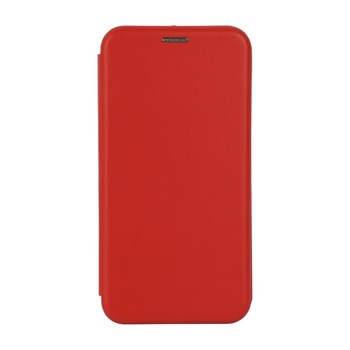 Husa Carte Elegance pentru Xiaomi Mi Note 10 Lite, Slim, Inchidere Magnetica, Rosu