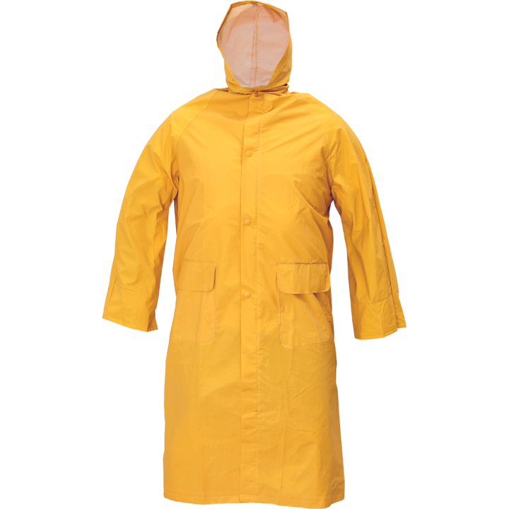 Pelerina ploaie cu gluga, Strend Pro Cetus PVC, marimea L, Galbena