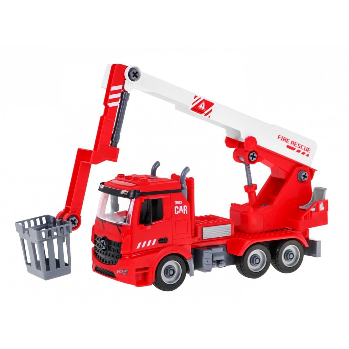 Masinuta de pompieri Malipen si casca de protectie