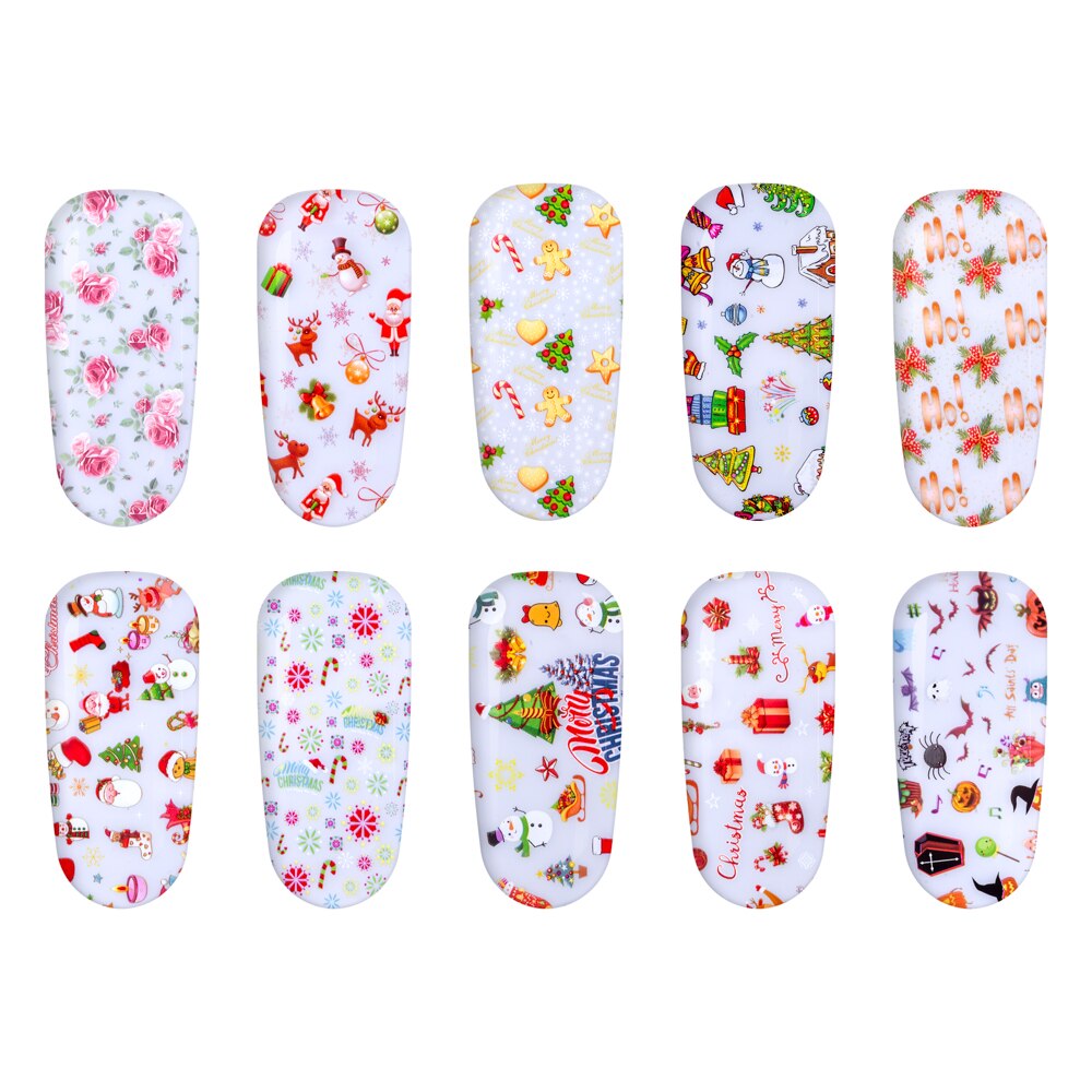 Set folii de transfer Lila Rossa, Santa's Collection, 10 buc