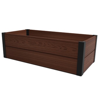 Rasadnita dreptunghiulara Keter, 106 x 50 x 32 cm, plastic aspect lemn, maro Rasadnita dreptunghiulara Keter, 106 x 50 x 32 cm, plastic aspect lemn, maro