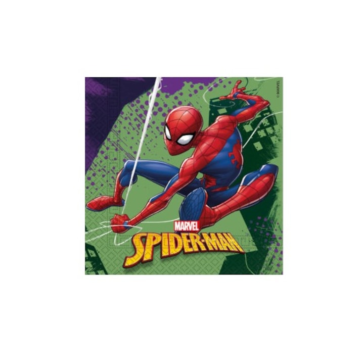 Set 20 servetele hartie Spiderman / Omul Paianjen 33 * 33 cm