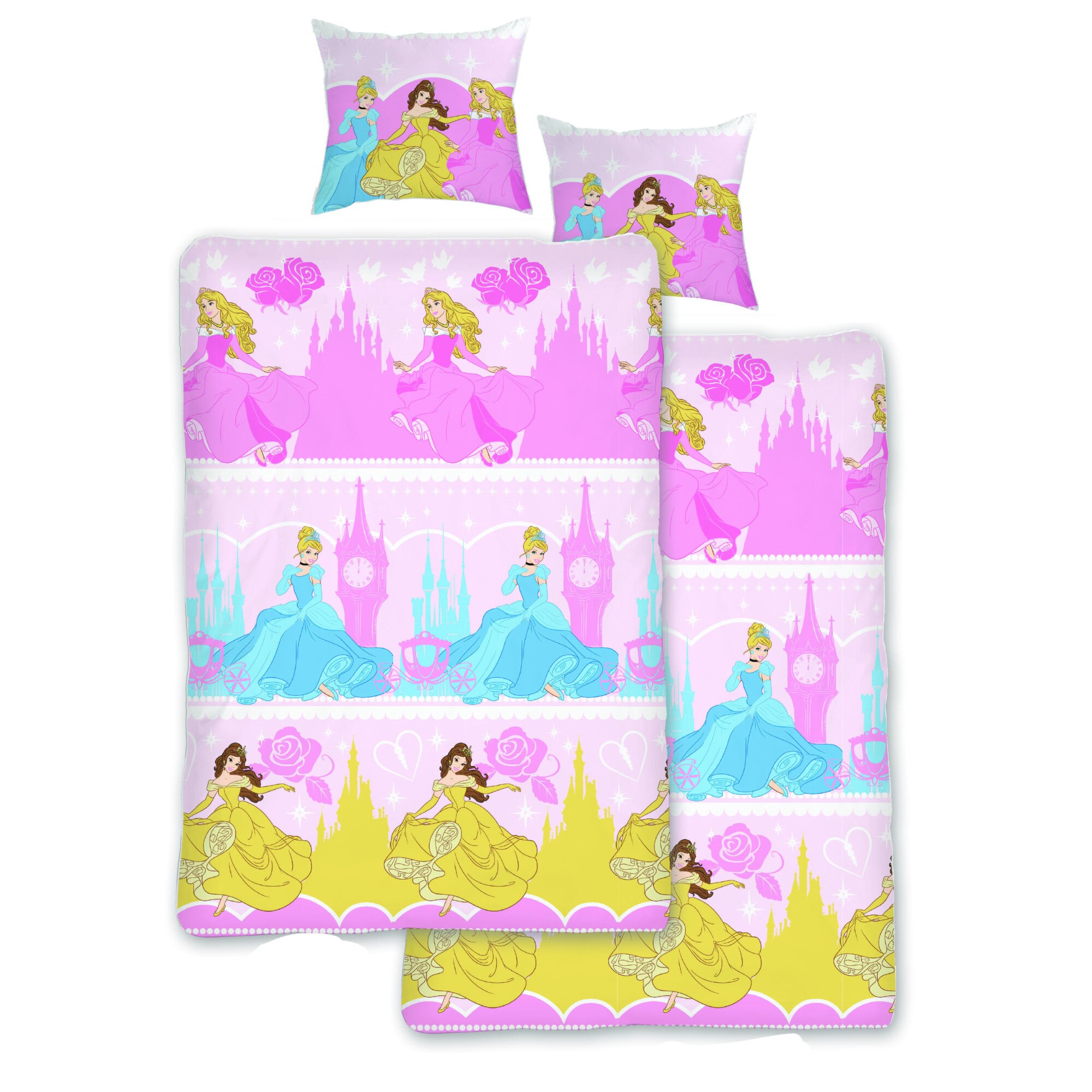Lenjerie de pat Licensed Disney Princesses Dancing 140x200/60x70