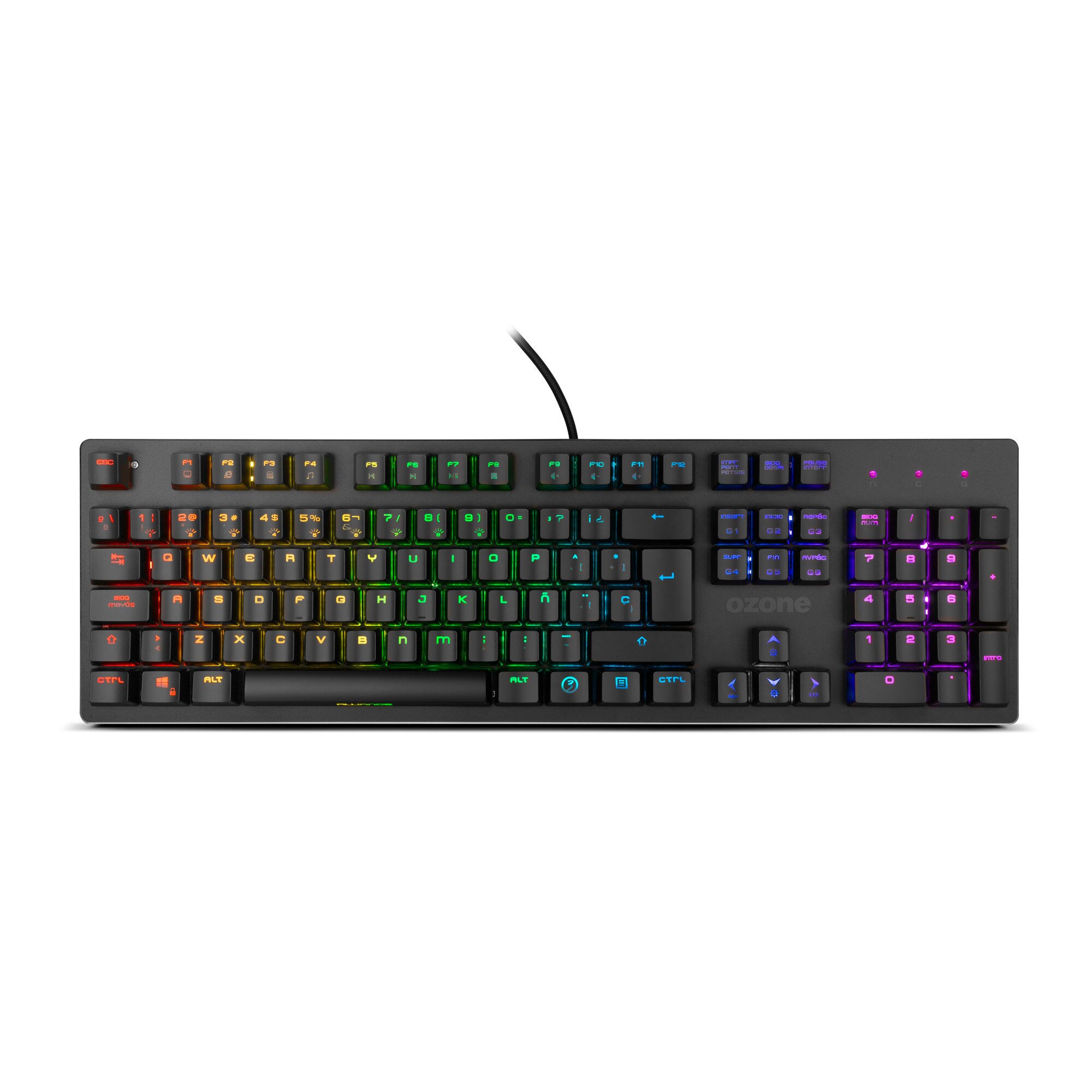 Tastatura, OZONE, Alliance hybrid ES, Negru, USB, 444 x 134 x 26mm