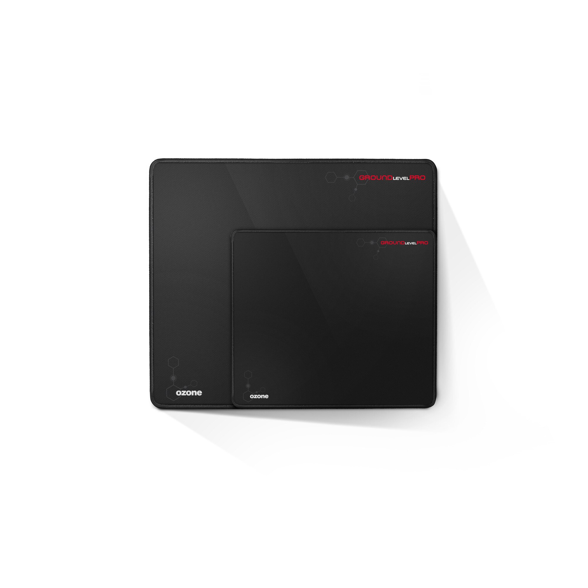 Set mousepad, OZONE, Ground Level Pro, Negru, 400 x 450 x 4 mm