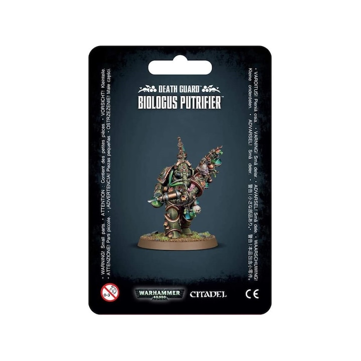 Pachet Miniaturi Warhammer40k, Games Workshop, Death Guard Biologus Putrifier