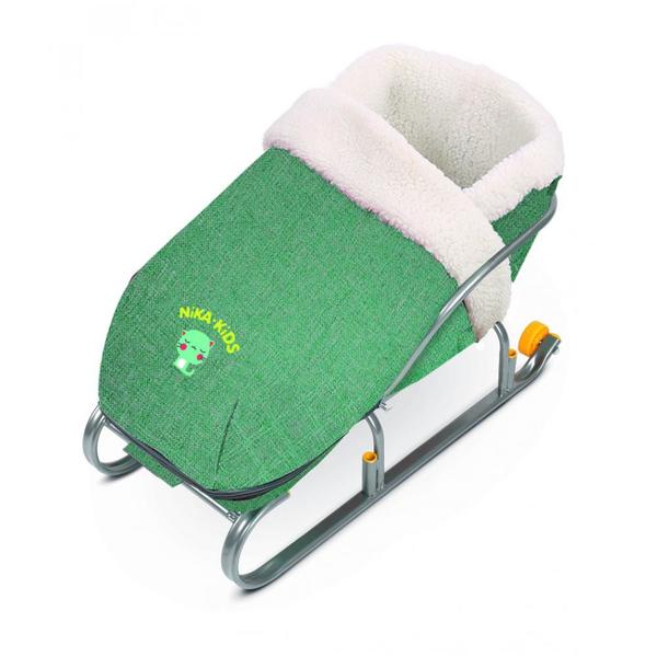 Husa sac imblanita pentru sanie NIka, Verde