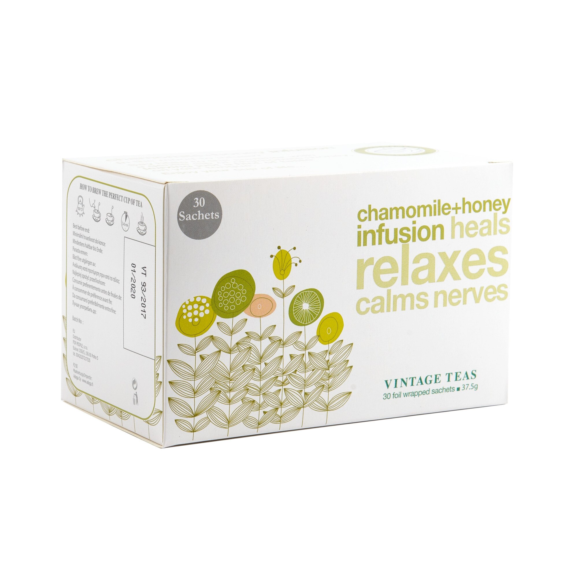 Ceai de plante Vintage, cu aroma de musetel, 30 de bucati