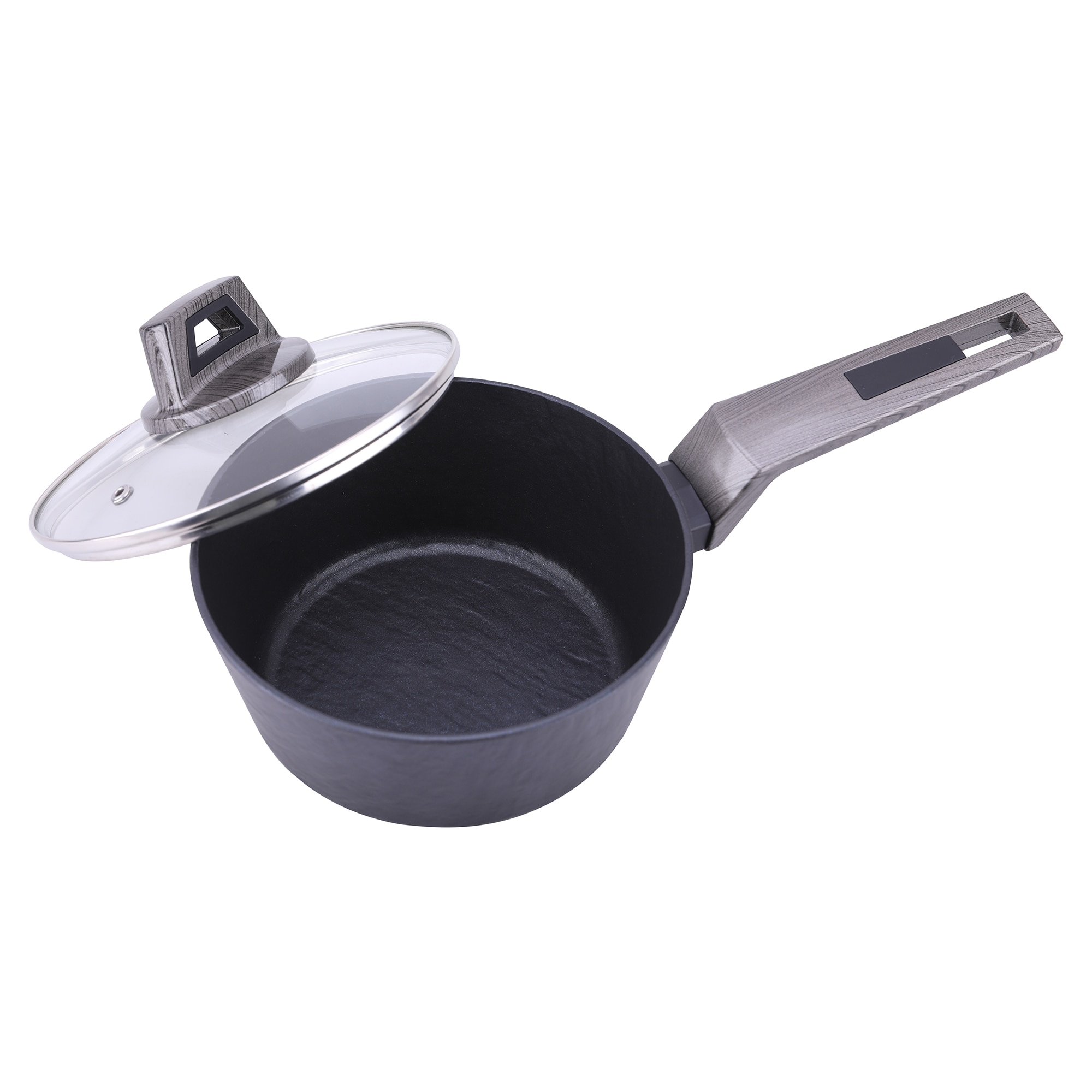 Craticioara cu capac Amercook Rock Stone, Inductie, 18 cm