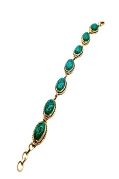 Bratara Argint 925 cu pietre de turqoise de china albastru verzui Bratara Argint 925 cu pietre de turqoise de china albastru verzui