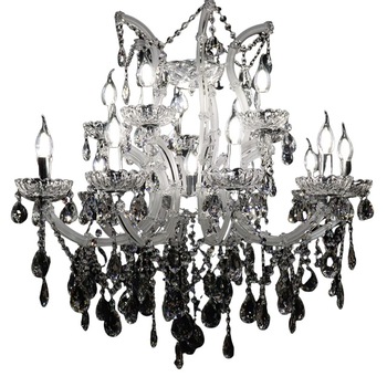 Lustra, Oliver, din metal si sticla, 80x81 cm, crom si alb Lustra, Oliver, din metal si sticla, 80x81 cm, crom si alb