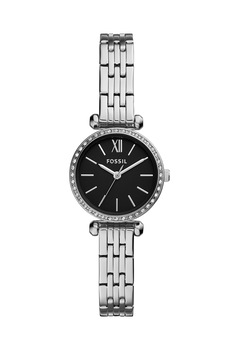 Fossil, Ceas de otel inoxidabil decorat cu cristale, Argintiu Fossil, Ceas de otel inoxidabil decorat cu cristale, Argintiu