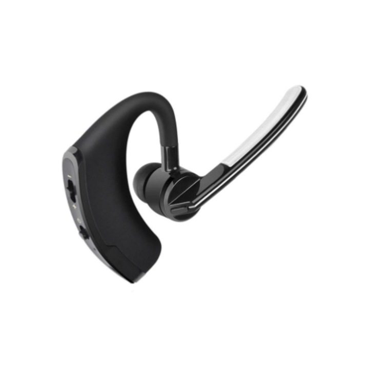 Casca bluetooth, wireless, microfon, V8, negru