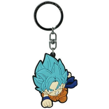Breloc Goku Saiyan Blue Dragon Ball Super din metal, Multicolor Breloc Goku Saiyan Blue Dragon Ball Super din metal, Multicolor
