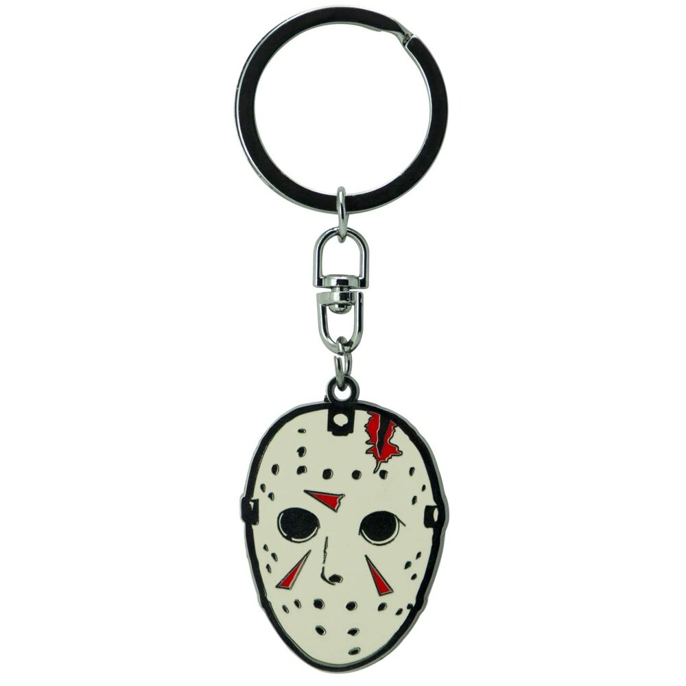 Breloc Friday The 13th Mask din metal, Multicolor