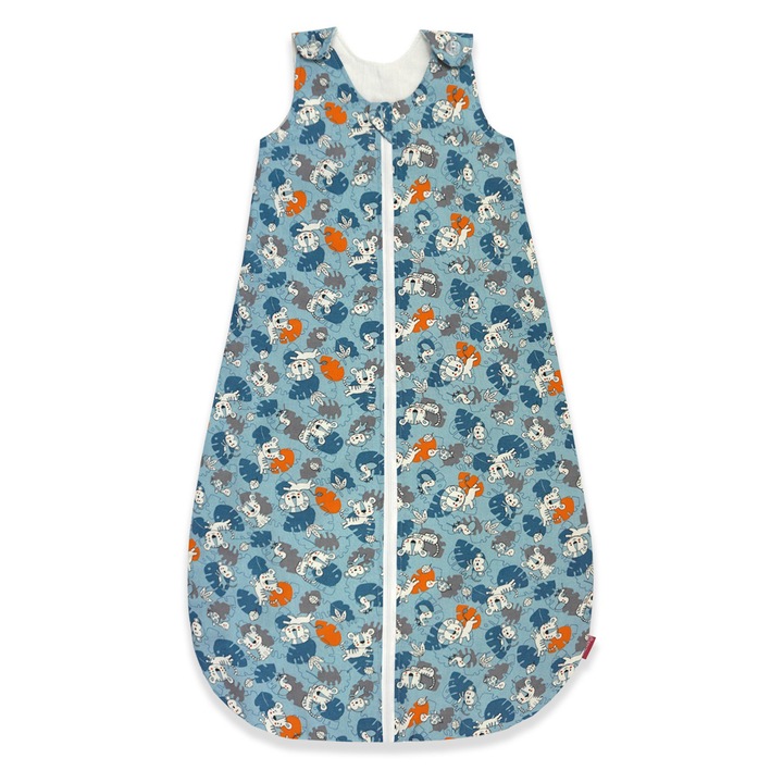 Sac de dormit, KidsDecor, primavara 0.8 tog Tiger Jungle 70 cm
