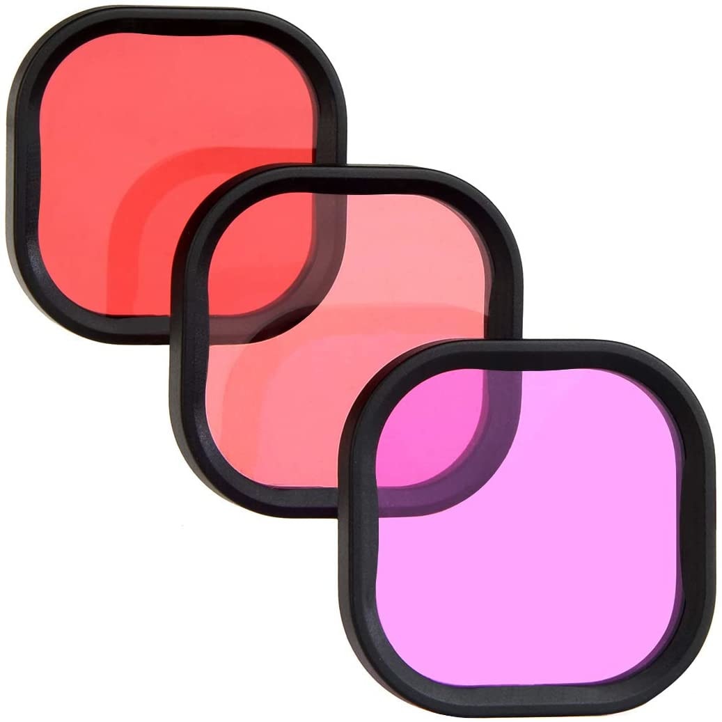 Set 3 Filtre Diving Aqua GoPro 9 pentru carcasa subacvatica