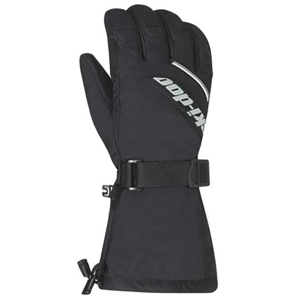 Manusi unisex X-Team Ski-Doo, captusite, impermeabile, respirabile, antivant, aderenta mare, nailon, negru, marimea M