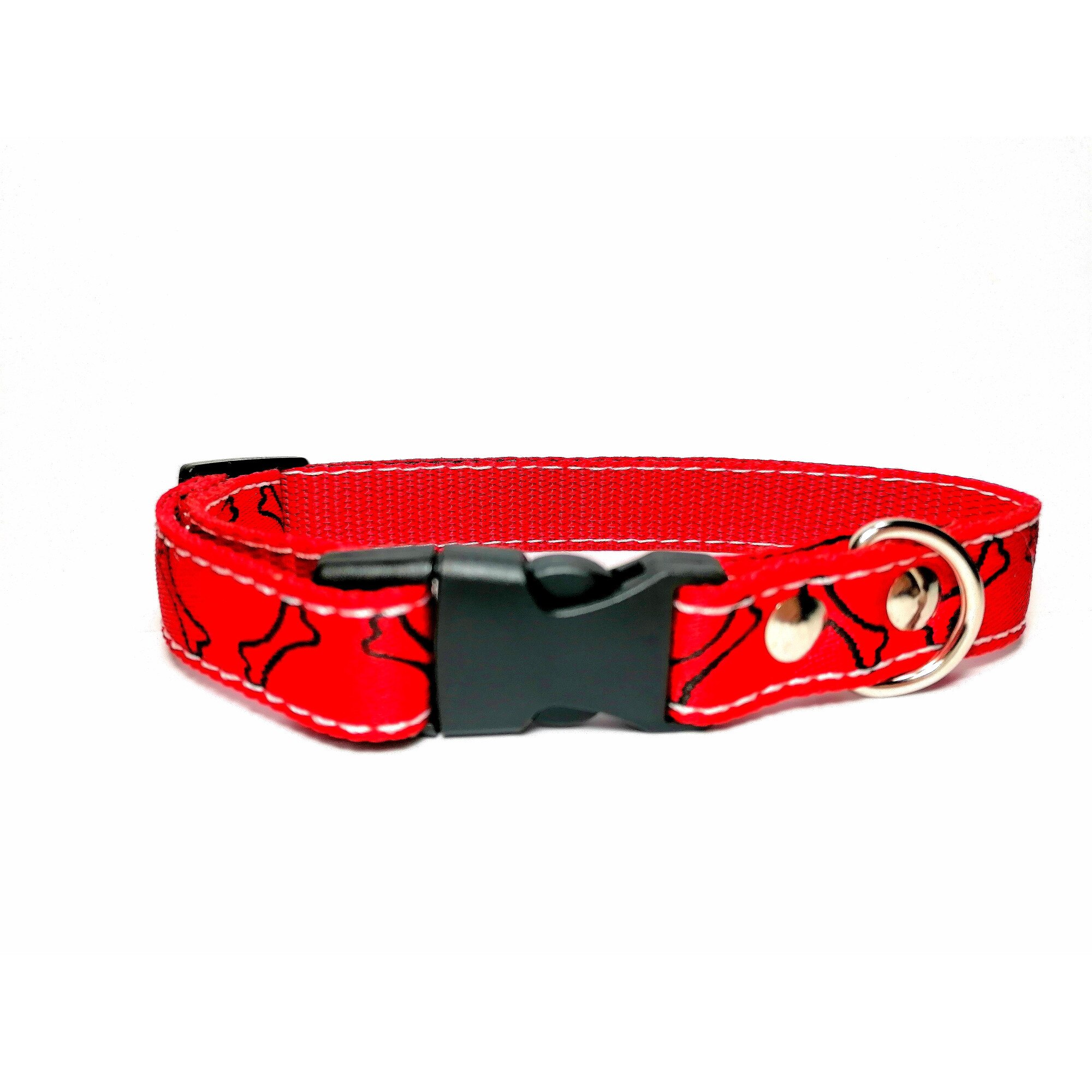 Zgarda reglabila din chinga 20 mm x 46 cm , model oase