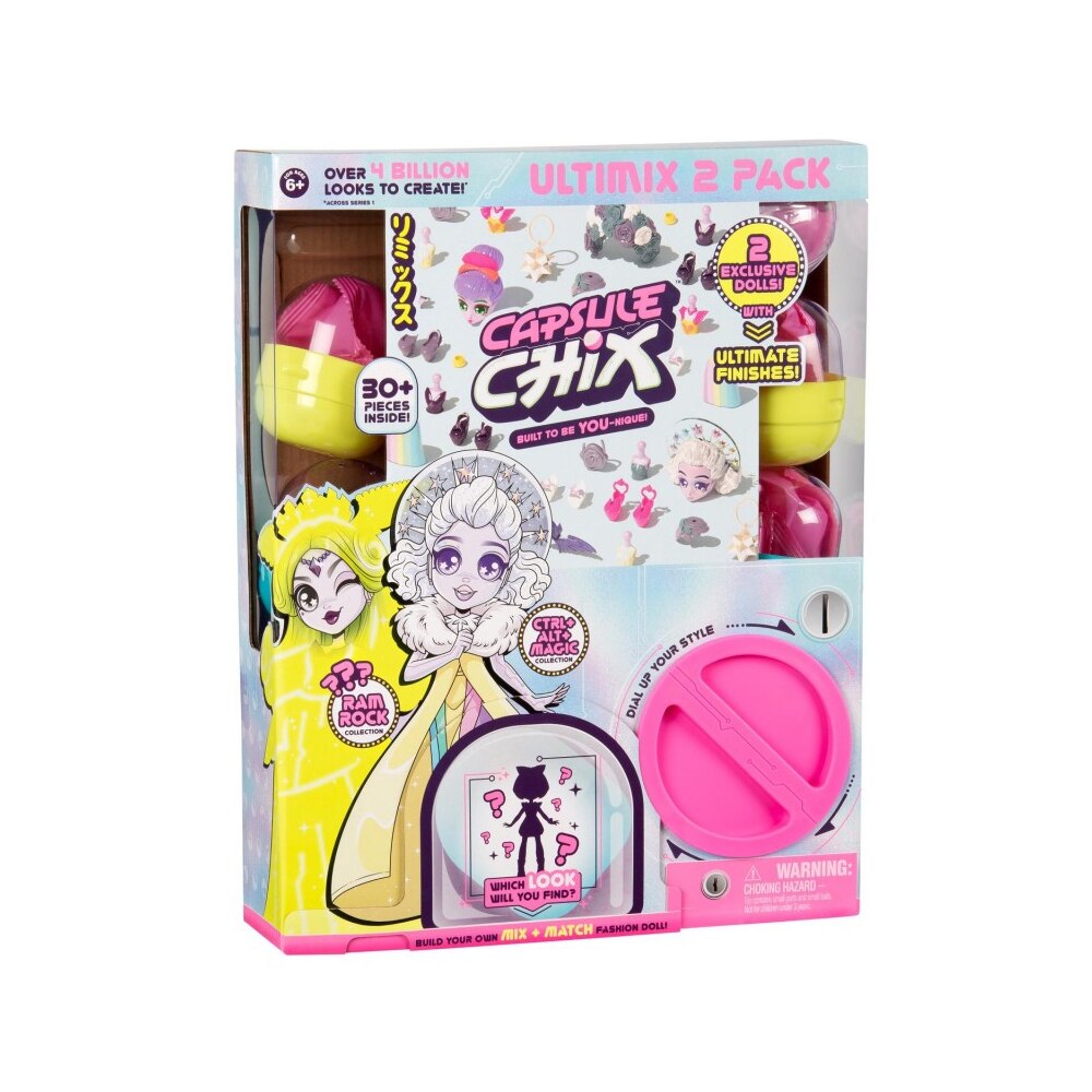 Set As Capsule Chix Ultimix 2 Pack Ram Rock Ctrl + Alt + Magic Collection