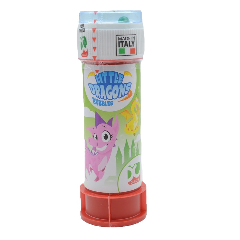 Jucarie de facut baloane de sapun Dulcop Little Dragons 809504, Multicolor
