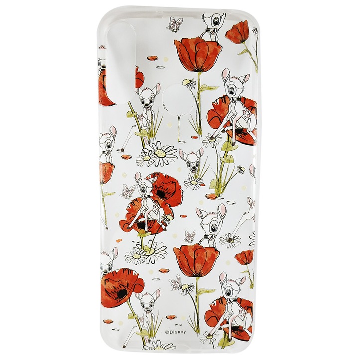Предпазен гръб Disney Bambi, 001, за Huawei Y6 (2019), Прозрачен/Многоцветен