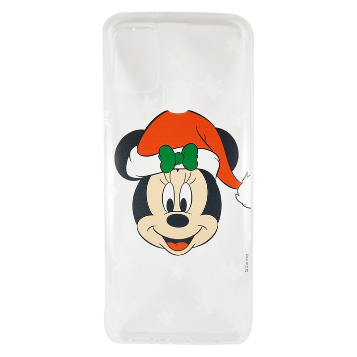 Предпазен гръб Disney Minnie, 061, за Samsung Galaxy A21s, Прозрачен/Многоцветен