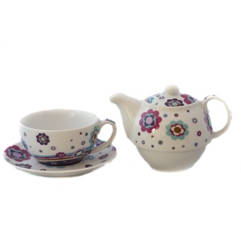 Set ceai Karen , trei piese, Ceainic 0,4l, cana 0,2l Set ceai Karen , trei piese, Ceainic 0,4l, cana 0,2l