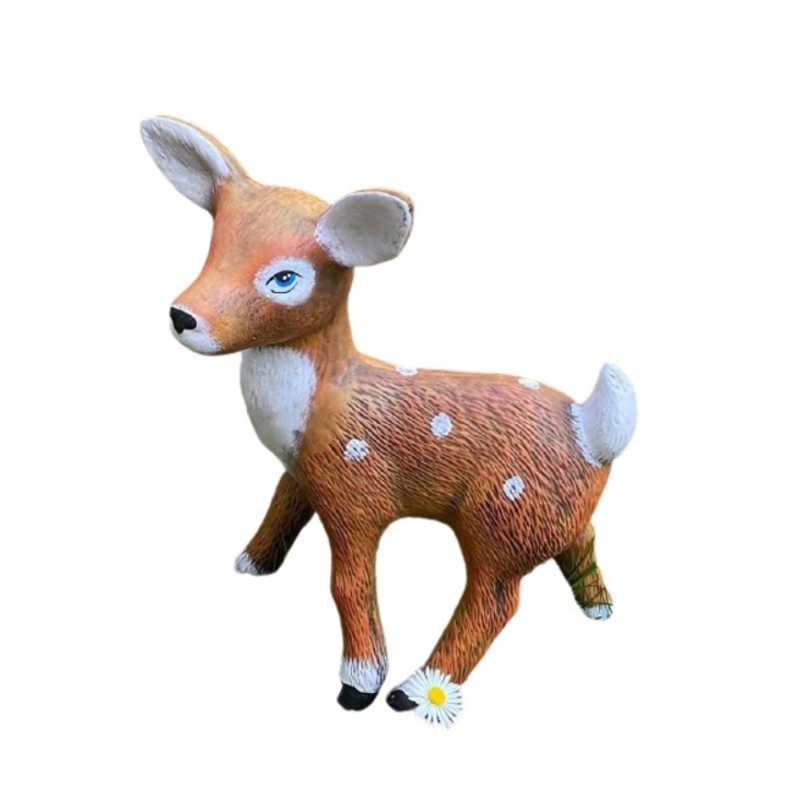 Градинска фигура, Сърничка, Керамика, Многоцветен, 31 x 22 см