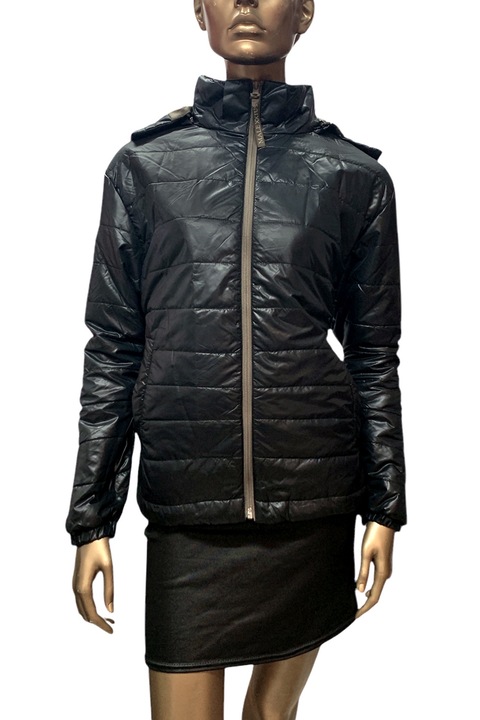 Geaca dama, Malexxius, Poliester, Negru, 2XL