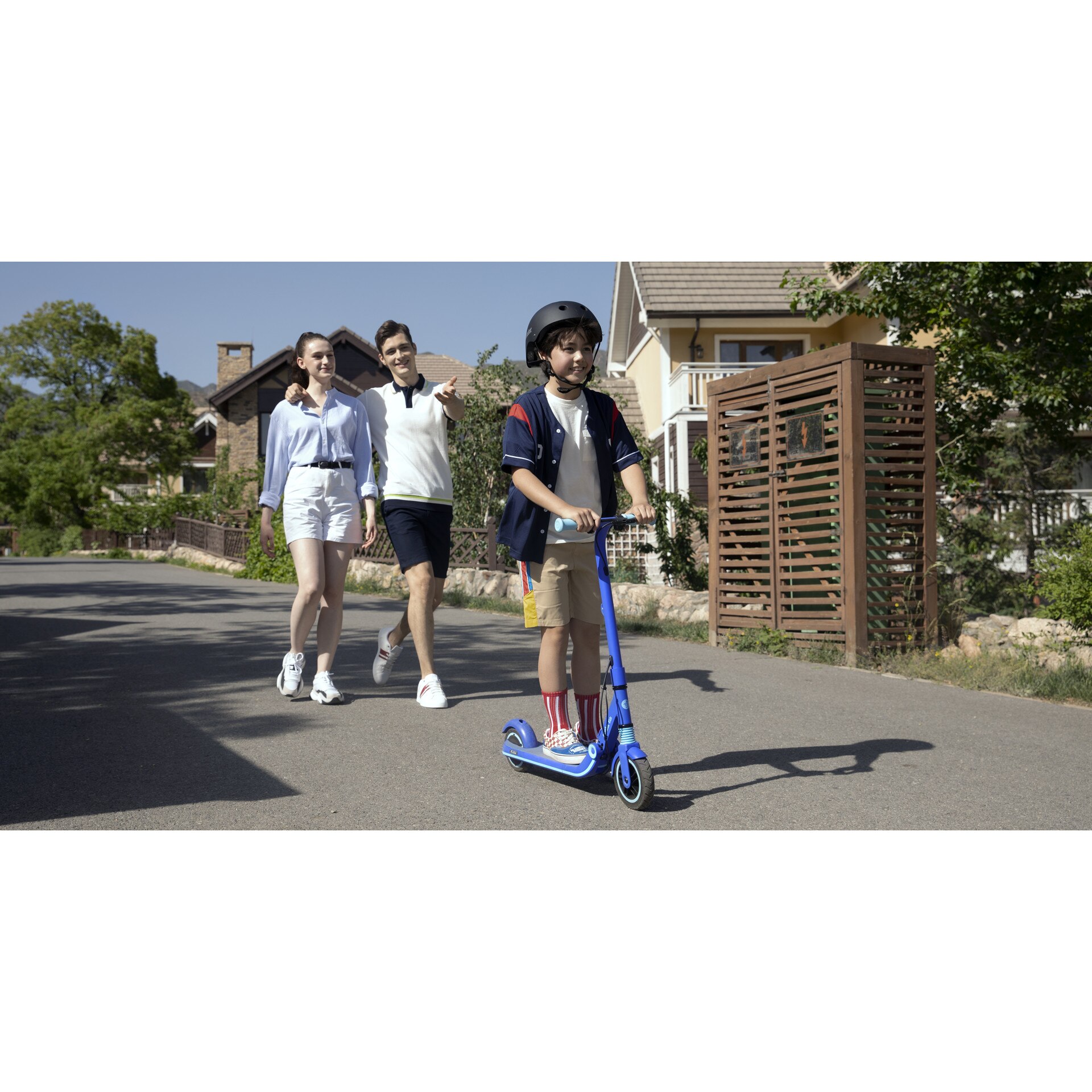 Trotineta Electrica Ninebot eKickScooter ZING E8 albastru pentru