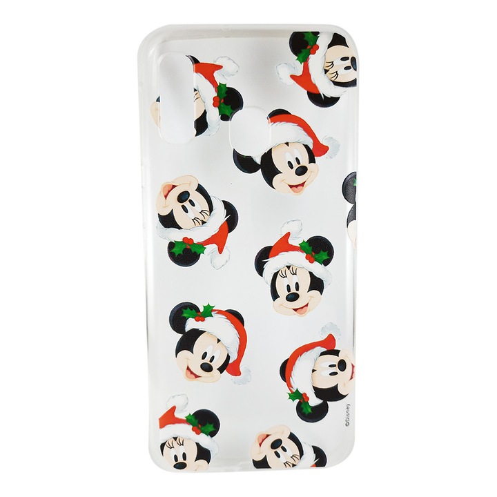 Предпазен гръб Disney Mickey and Minnie, 016, за Samsung Galaxy A20e, Прозрачен/Многоцветен