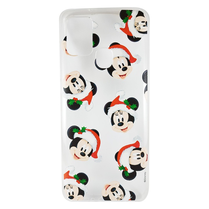 Предпазен гръб Disney Mickey and Minnie, 016, за Samsung Galaxy A21s, Прозрачен/Многоцветен