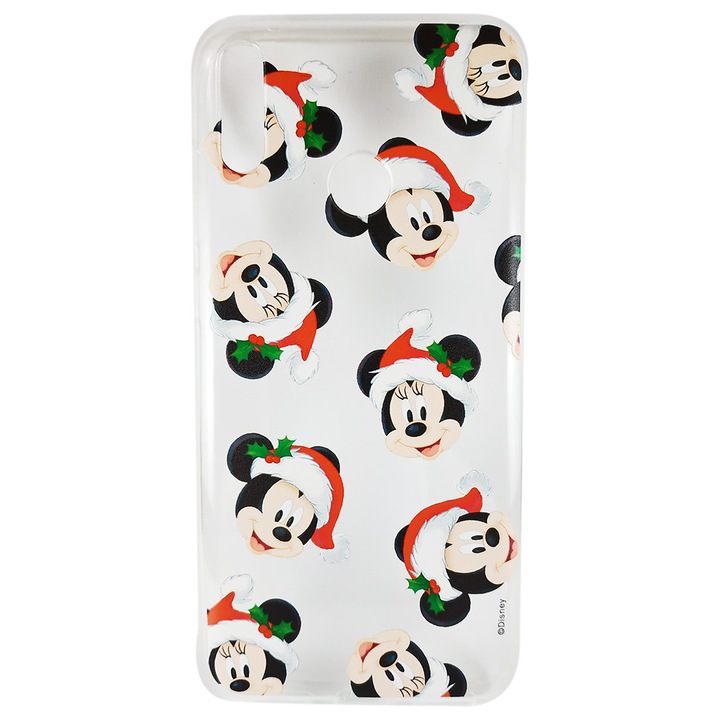 Предпазен гръб Disney Mickey and Minnie, 016, за Huawei Y7 (2019)/Y7 Prime (2019), Прозрачен/Многоцветен